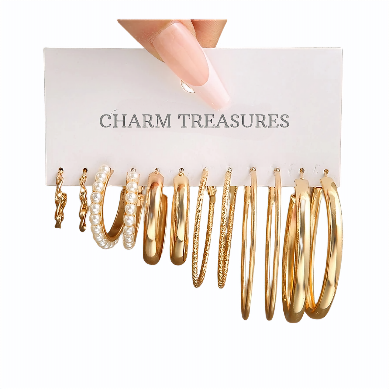 Fashion Trendy Metal Gold Earrings for Women in Pakistan